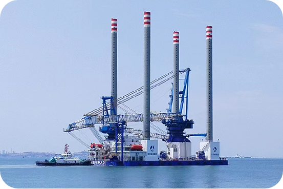 1200噸自升式風(fēng)電安裝平臺(tái)