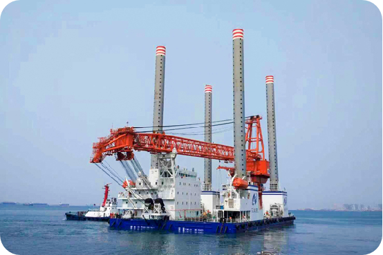 1200噸多功能海上施工自升平臺(tái)
