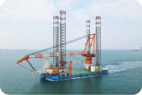 1600噸自升式海上風(fēng)電安裝平臺(tái)